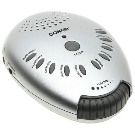 Conair SU1W Sound Therapy, Silver