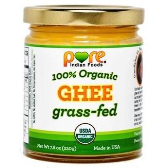 Grassfed Organic Ghee 7.8 Oz - Pure Indian Foods(R) Brand