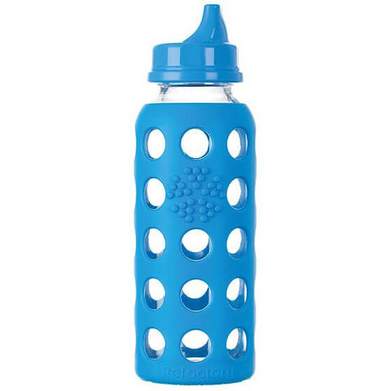 Lifefactory 9-Ounce Glass Bottle, Ocean