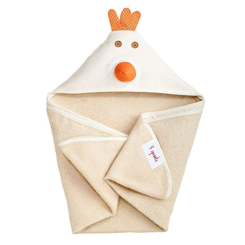 3 Sprouts Chicken Hooded Towel