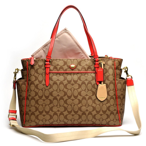 Coach Peyton Multifunction Baby Diaper Laptop Travel Tote Bag