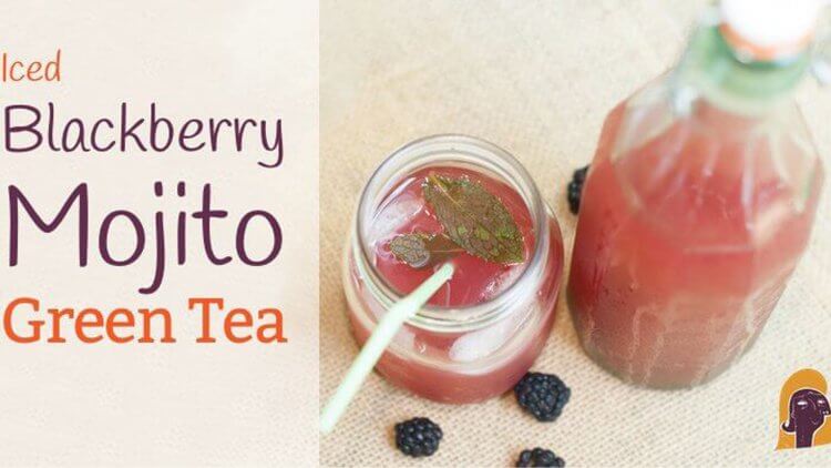 Summer doesn’t have to be dripping with sugar to be enjoyable. Just grab a nice cold glass of this refreshing blackberry mojito green tea and head outside.