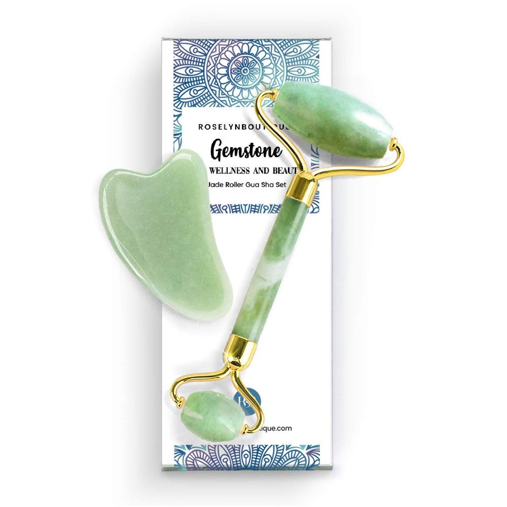 Jade Roller and Gua Sha Set