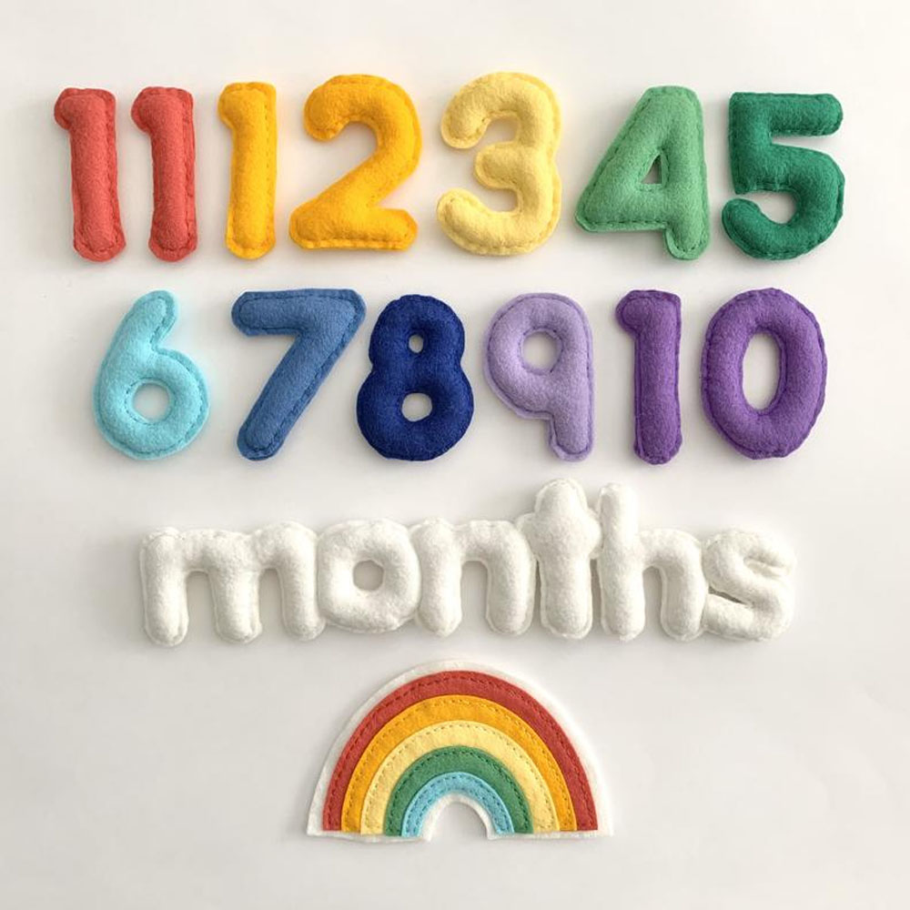 Rainbow Baby Milestone Numbers