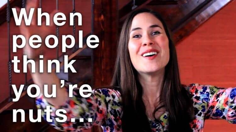 What to do when people think you're nuts for living out your values as a Natural Mama - a riff by Genevieve